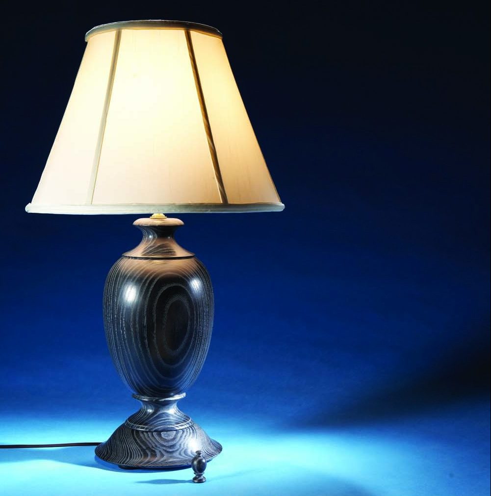 Turned Table Lamp