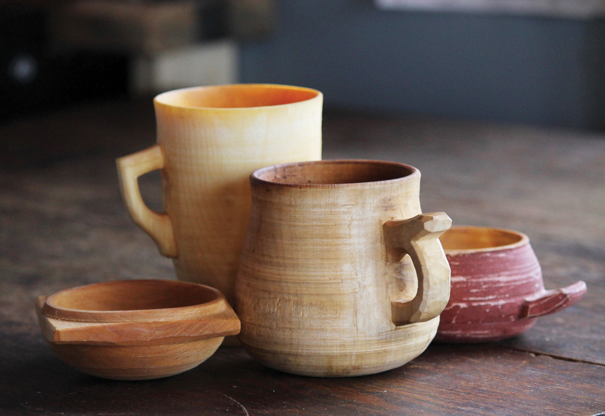 Handled Turned Vessels