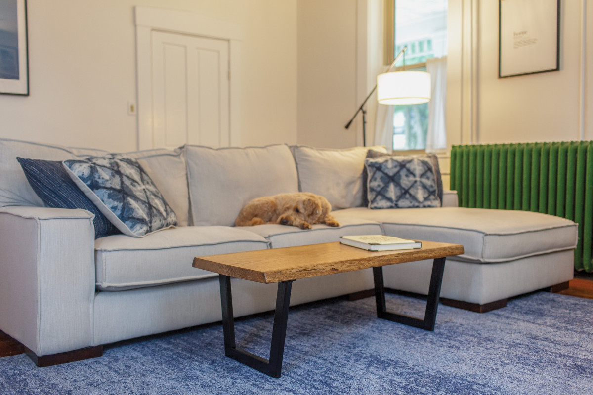 Metal Base Coffee Table