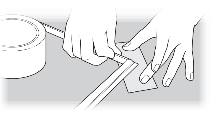 Tape-clamping Small Miters