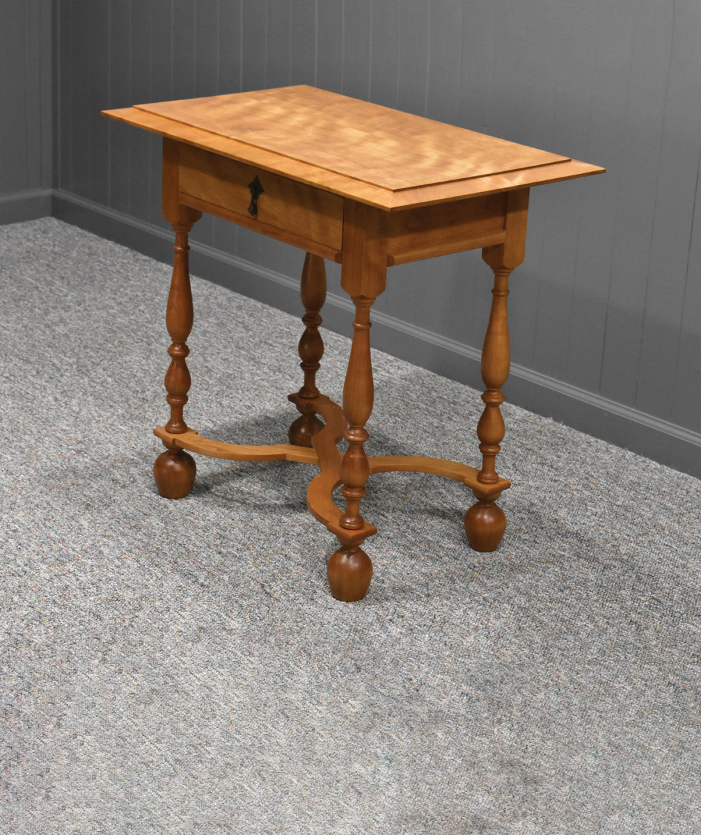 William & Mary Table with Drawer