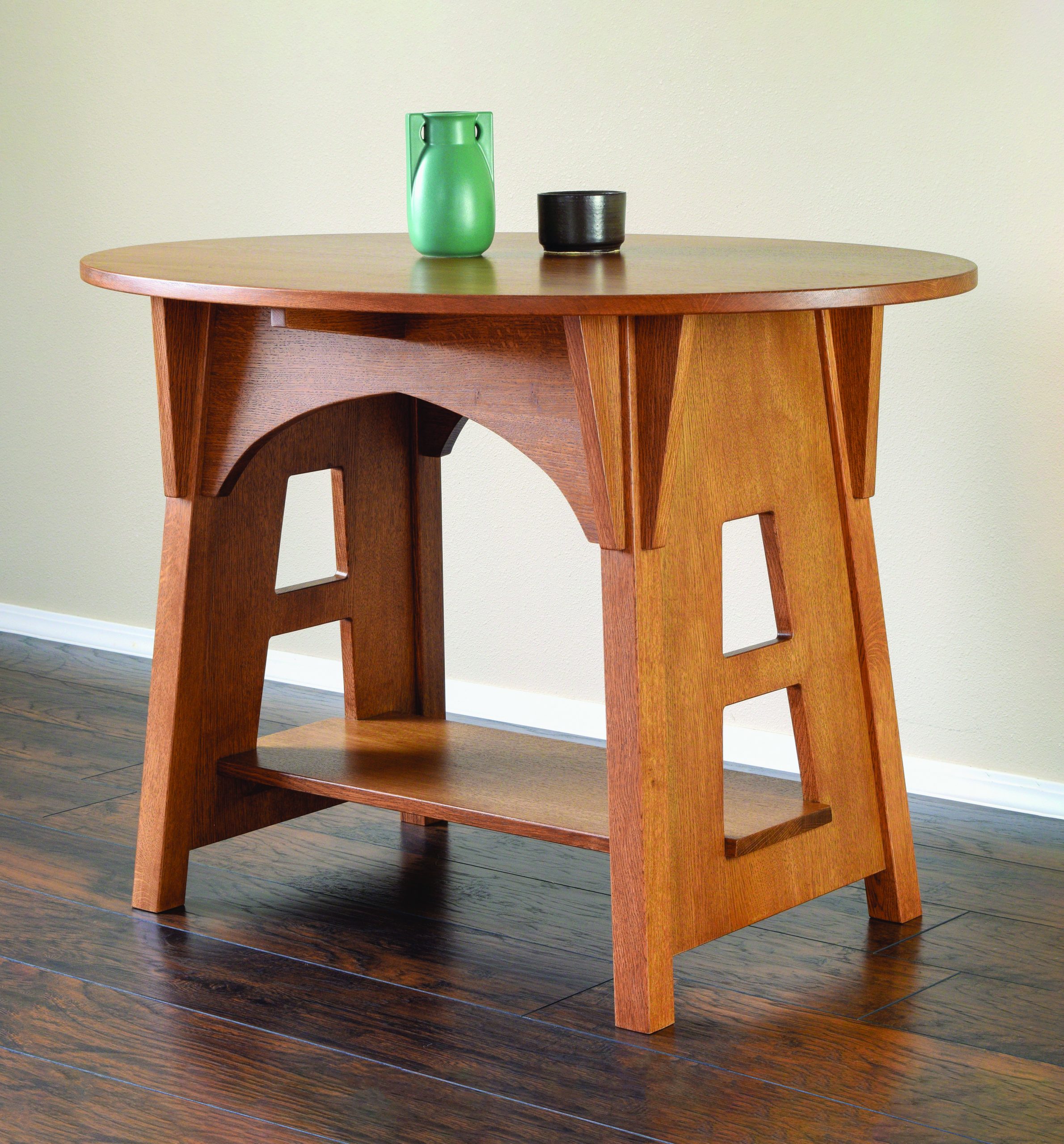 Single Oval Library Table