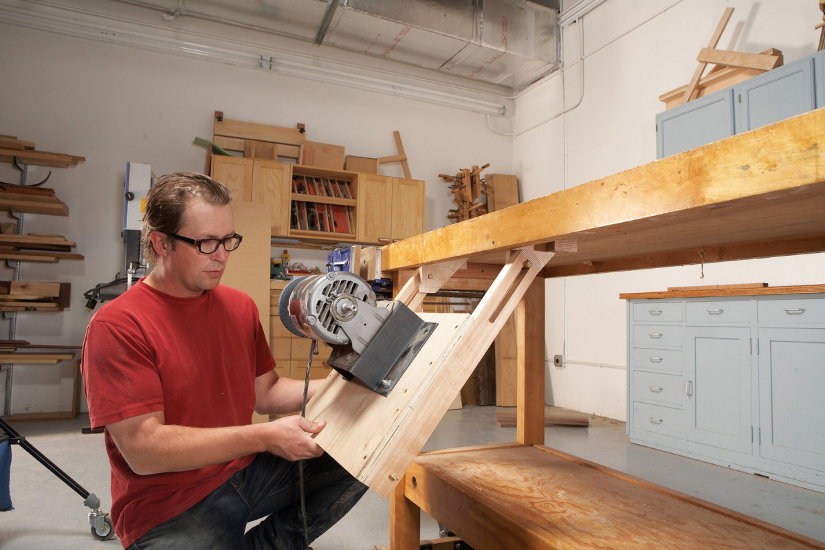 Swing-Under Bench Tools