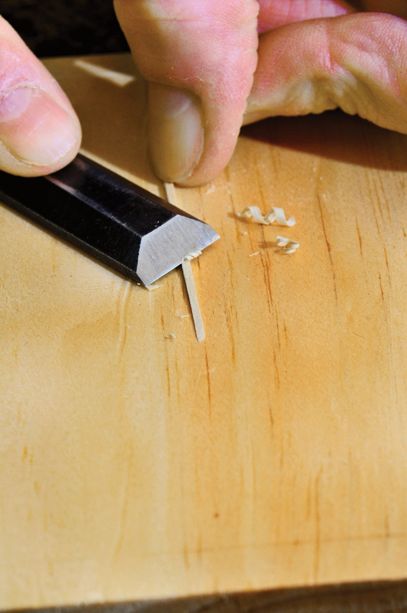 Federal-style Inlay Bellflowers & Stringing | Popular Woodworking