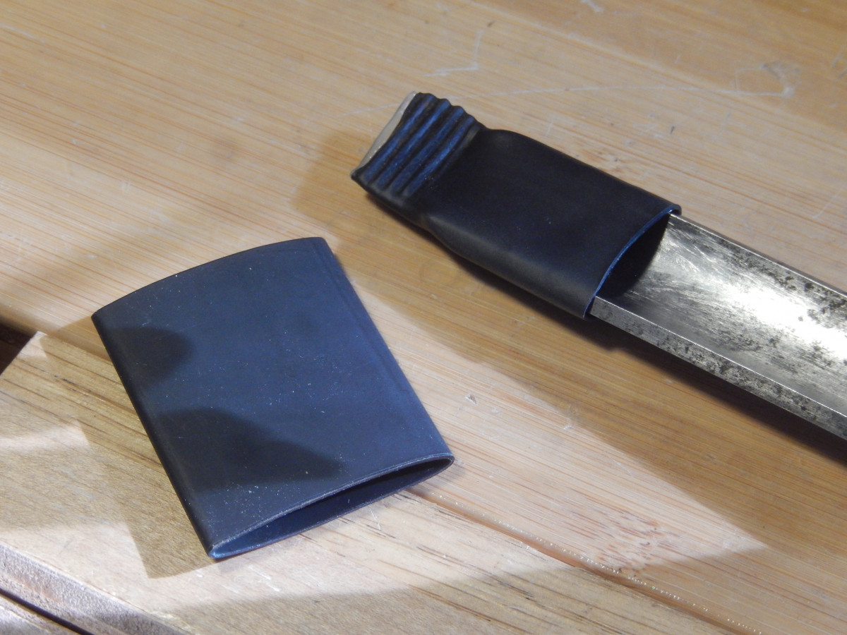 Protect Your Chisel and Gouge Edges With Heat Shrink Tubing
