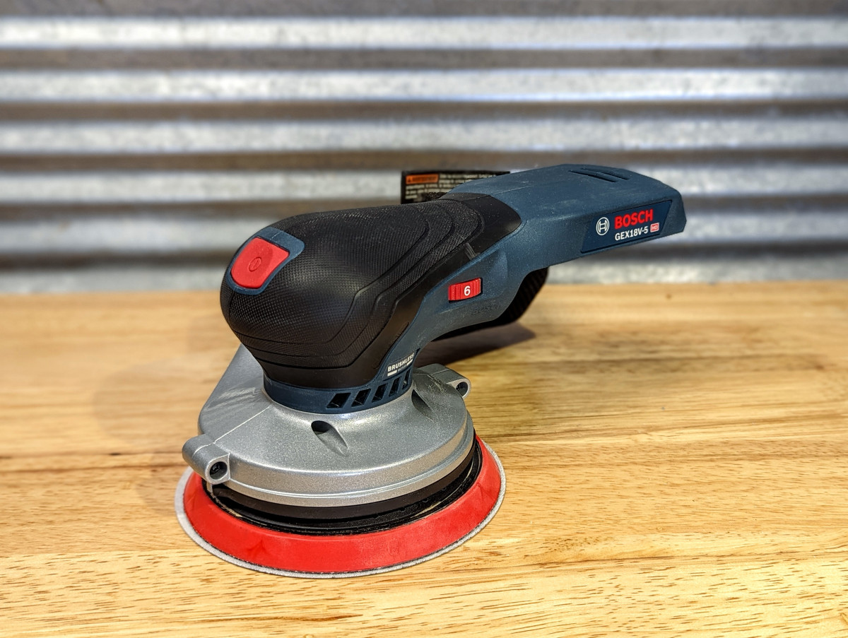 New Bosch Brushless Random Orbit Sander Review
