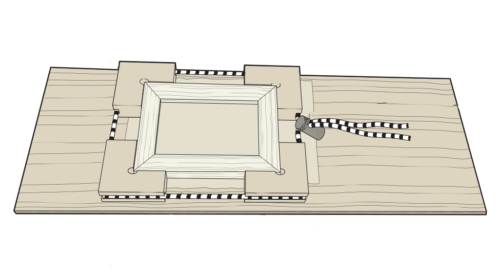 Clamping Method for Small Mitered Frames
