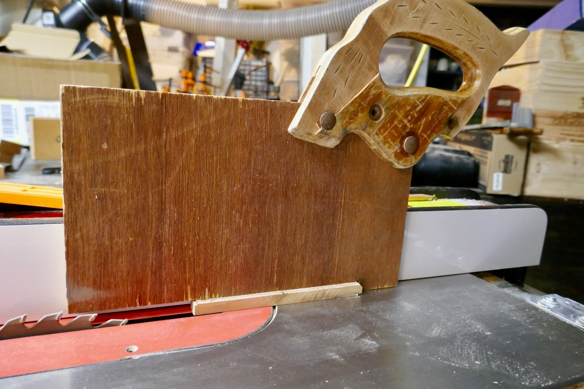 Old Saw Handle Push Stick