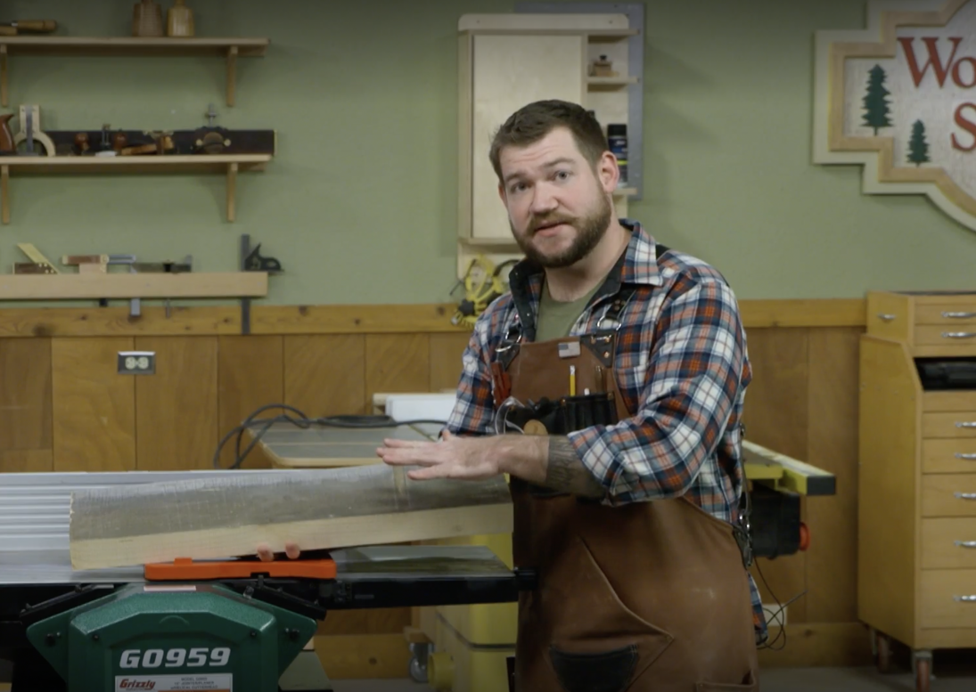 Square a Board with  Jointer and Planer [Video]