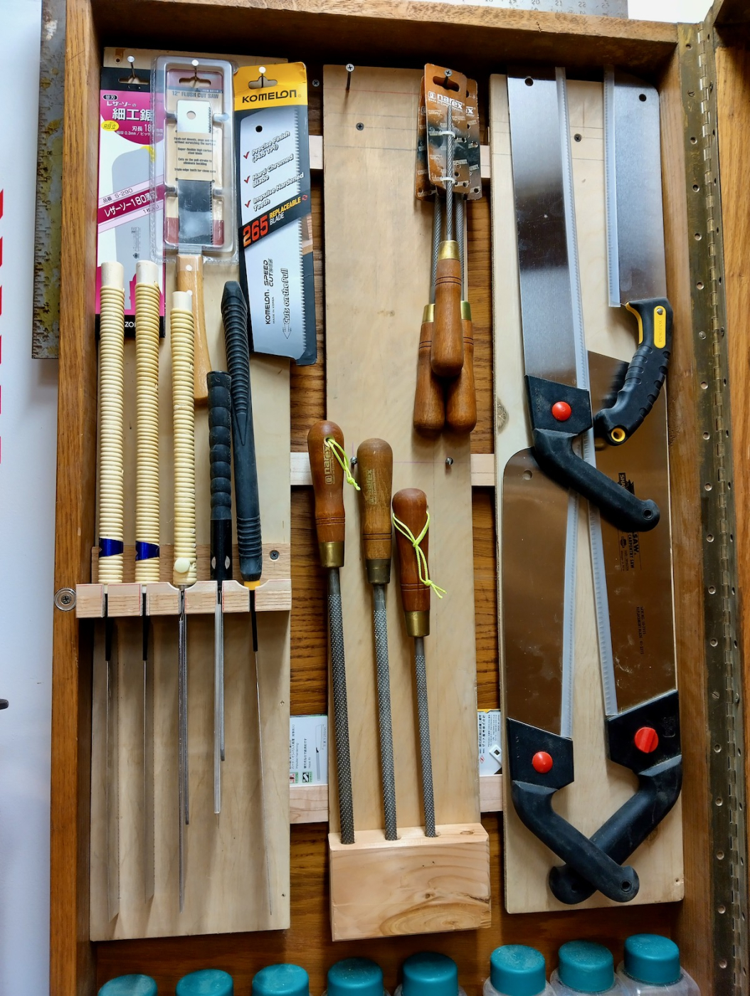  French Cleats Inside Tool Cabinets