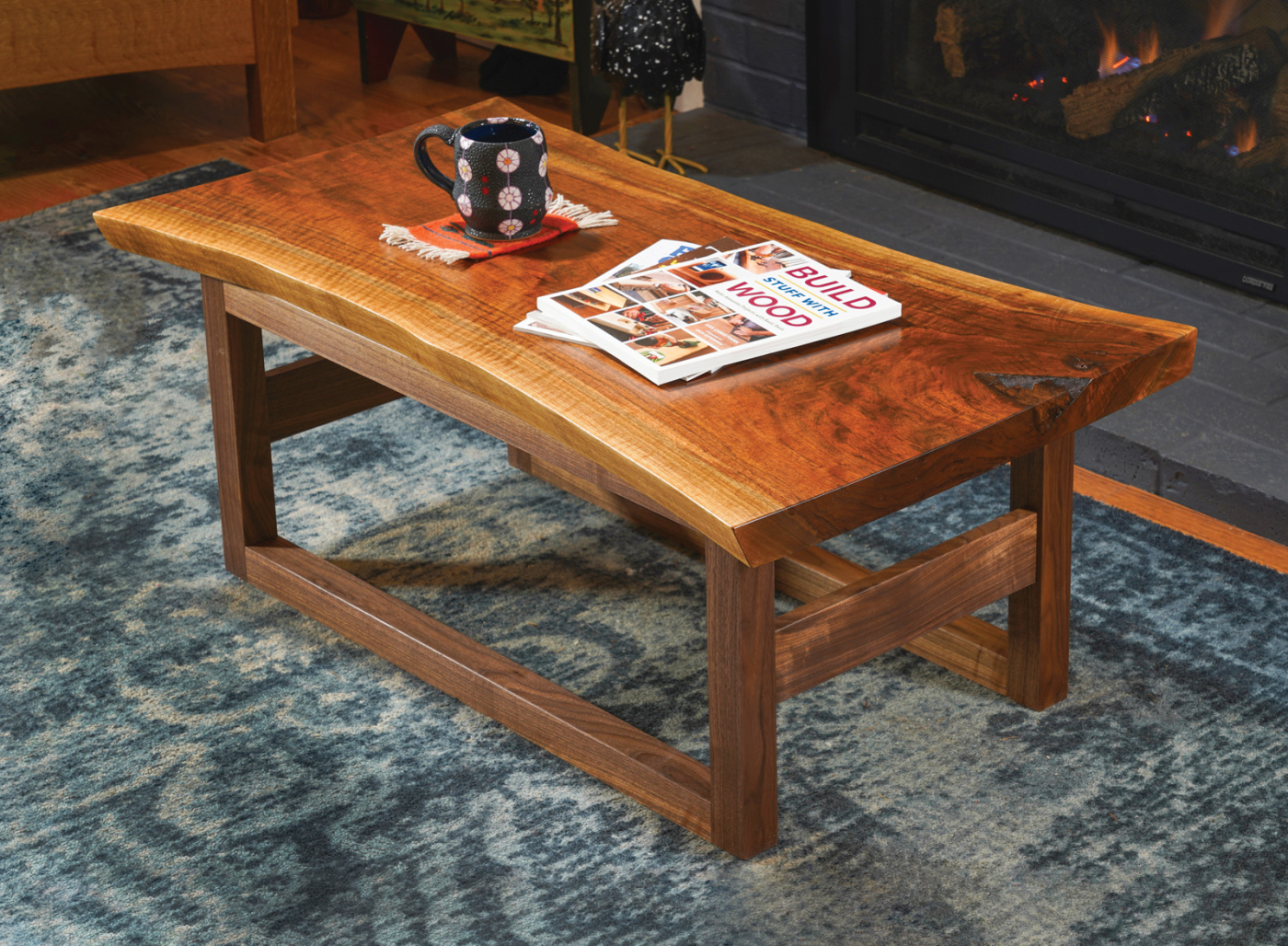 Make a Slab-Topped Coffee Table