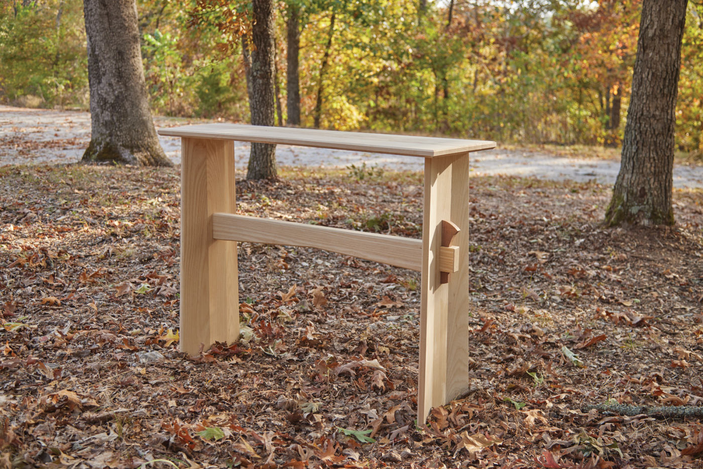 Coopered Leg Hall Table