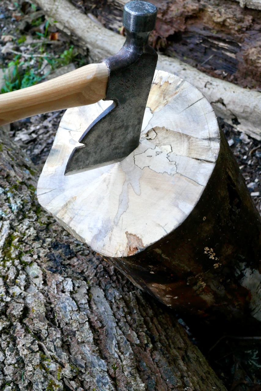 Hanging a Hatchet Handle