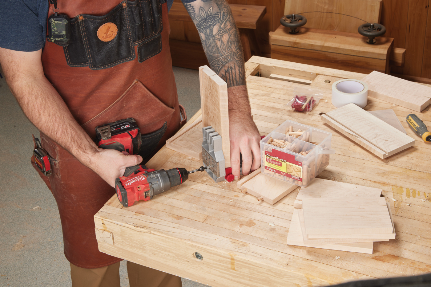 Build A Drawer with Dowels [Video]