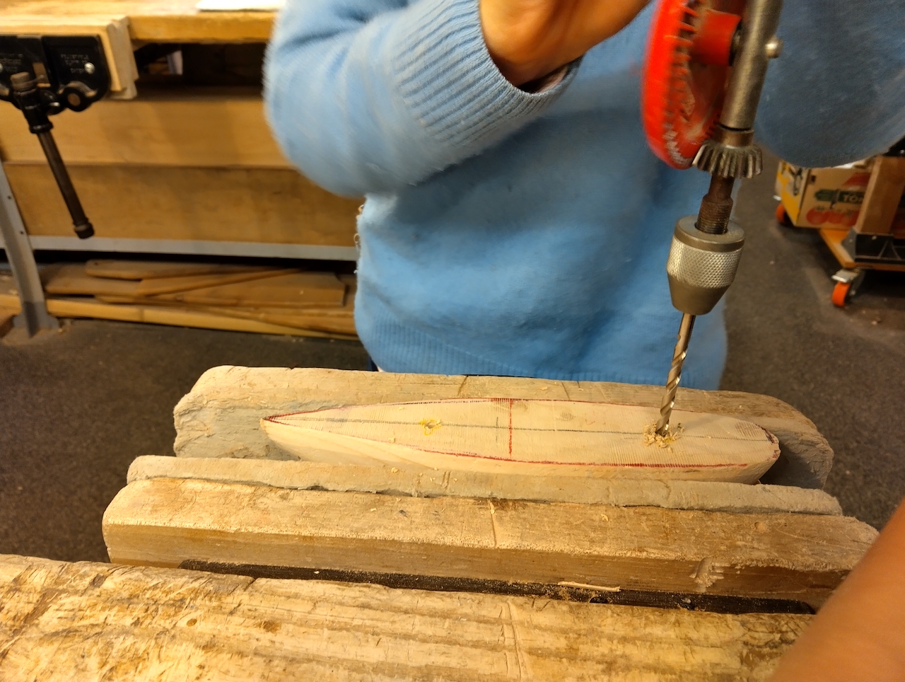 Building a Wooden Boat With Kids: Part 4