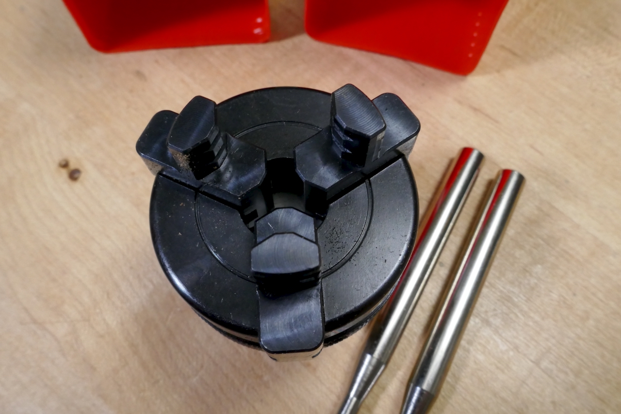 Using a Mini-Chuck to Turn on a Drill Press