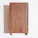 Textured Walnut Wall Cabinet