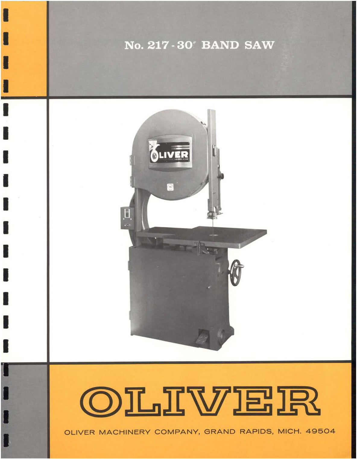 Machine Manuals and Old Tools