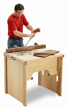 Heavy-Duty Folding Shop Table