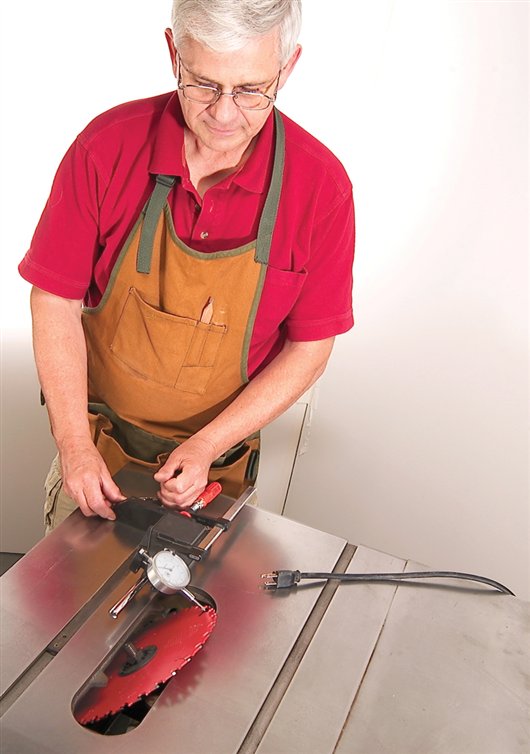 Super-tune your table saw for absolutely straight, smooth and burn-free cuts.