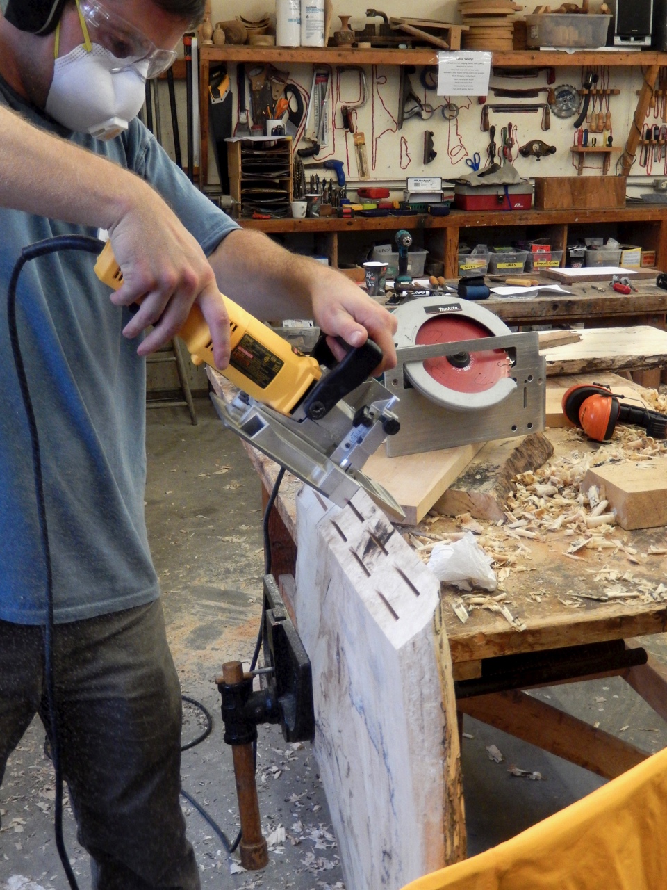 Live Edge Class at Snow Farm, Massachusetts – Part 2 Ben's Table