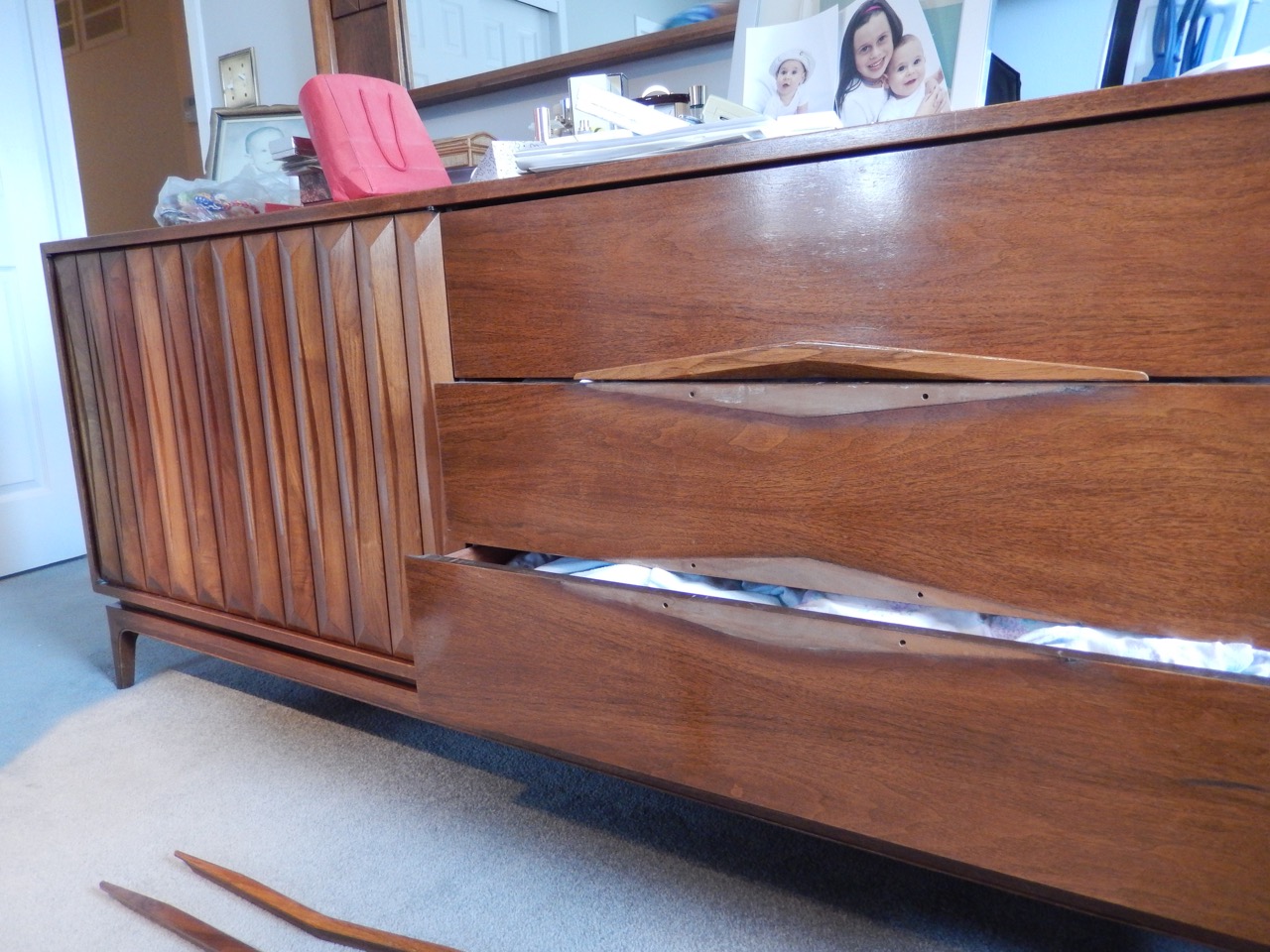 New Handles For a Mid-century Walnut Dresser: Part 1