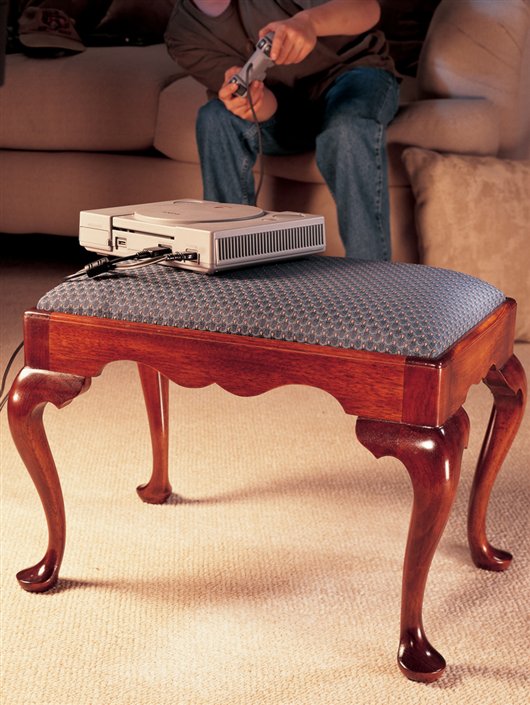 Queen Anne Footstool & Cabriole Leg