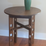 fumed finish taboret