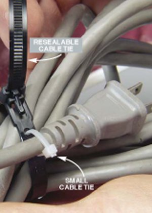 Cable-Tie Cord Management