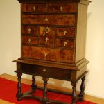 spice chest, walnut, William and Mary