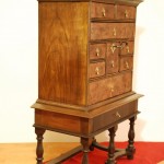 spice chest, walnut, William and Mary