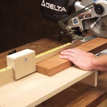 Adjustable Miter-Saw Stop