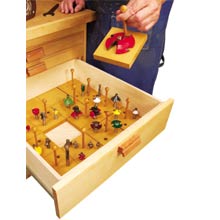 Versatile Router-Bit Storage