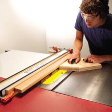 Tablesaw Template Trick