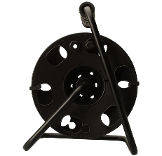 Heavy Duty Cable Reel in Black ABS Plastic 