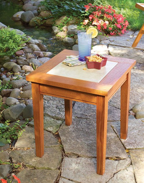 Tile-Topped Outdoor Table - Popular Woodworking Magazine