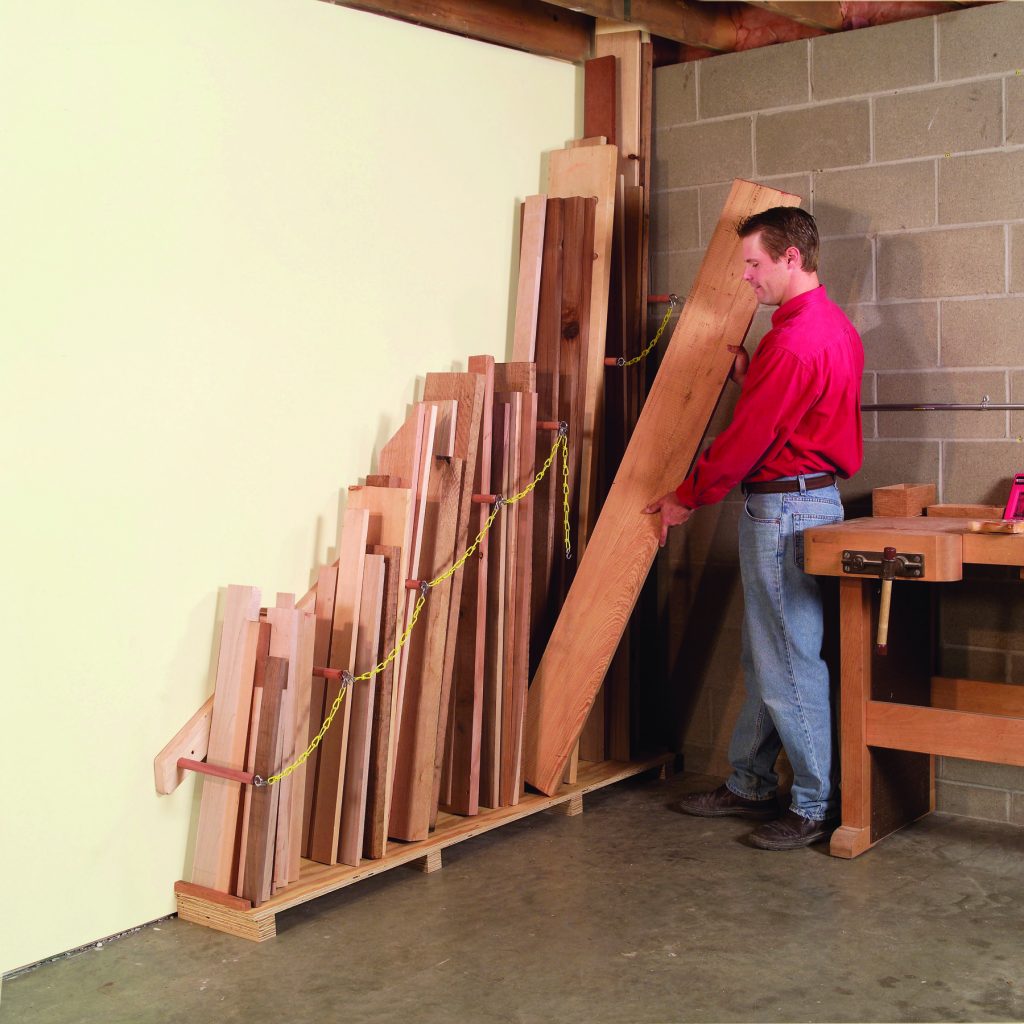 Vertical Lumber Organizer Popular Woodworking