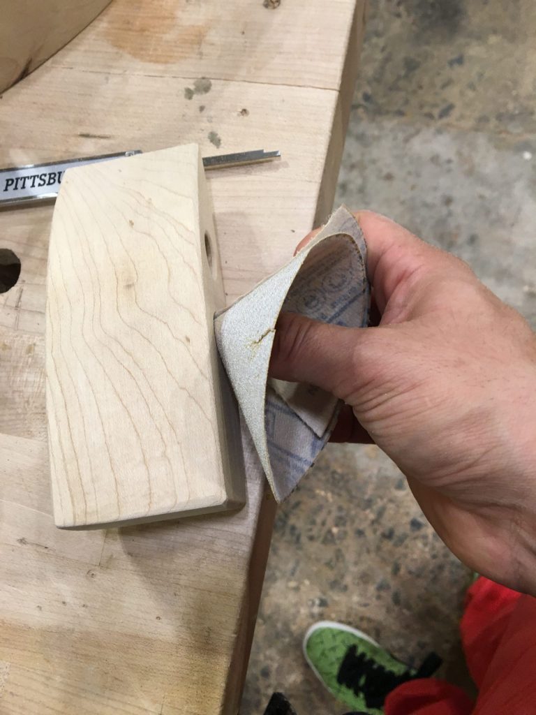 But whatever you do, when you drill holes, make sure to soften the edge of the cylinder. Reichel showed me this trick in 2006 and it makes the instrument so much more lovely to hold.