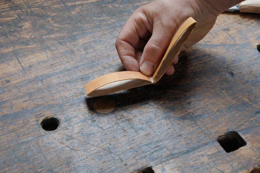 knife and sheath bark