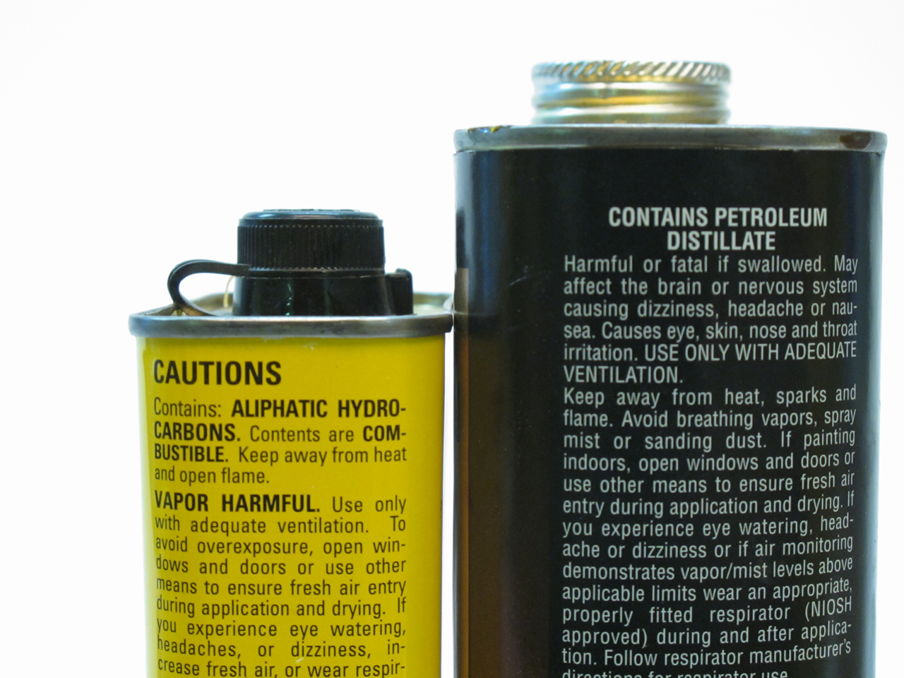 Aliphatic Hydrocarbons Are they different from mineral spirits and