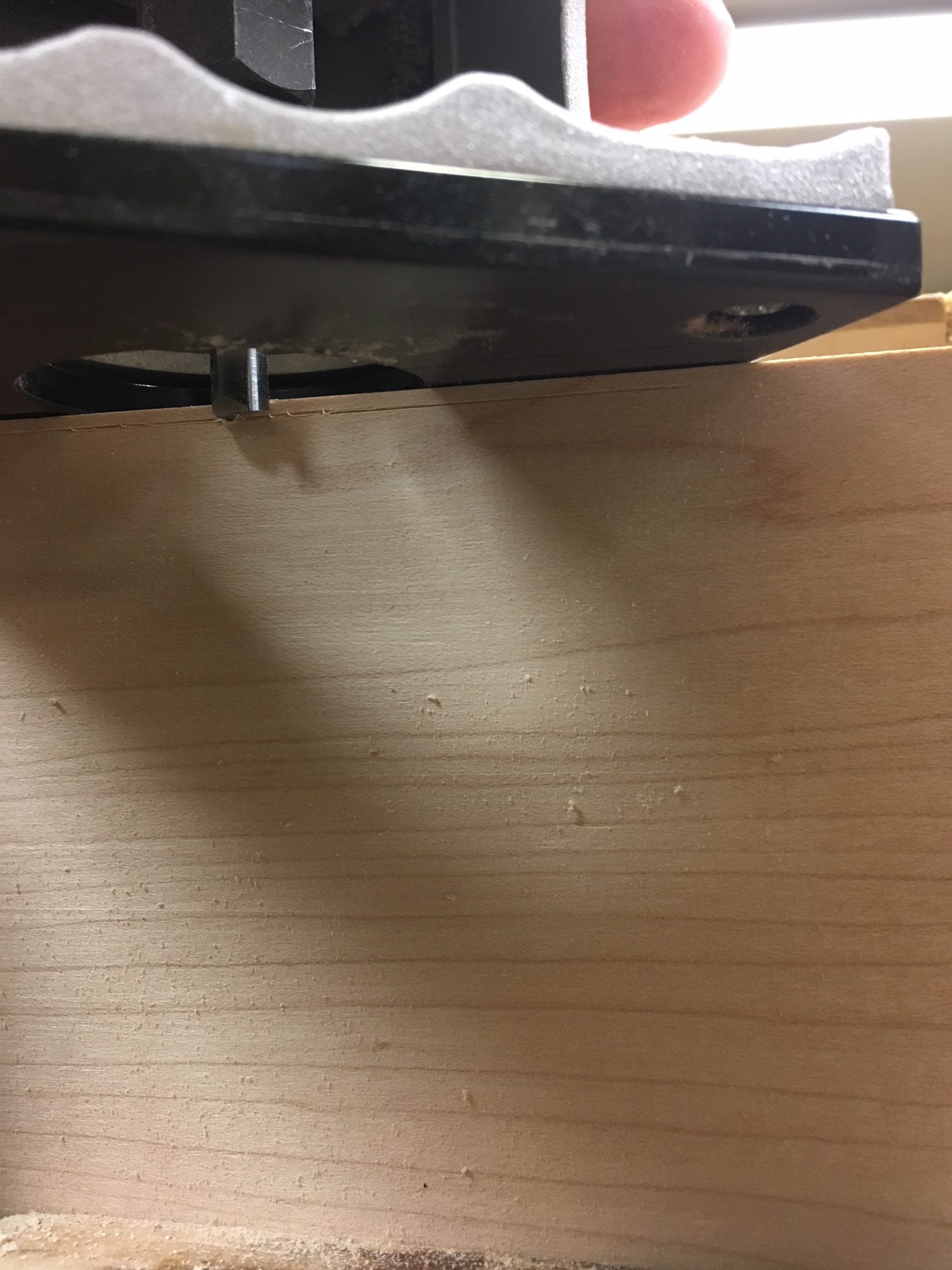 shop made hinge mortise jig