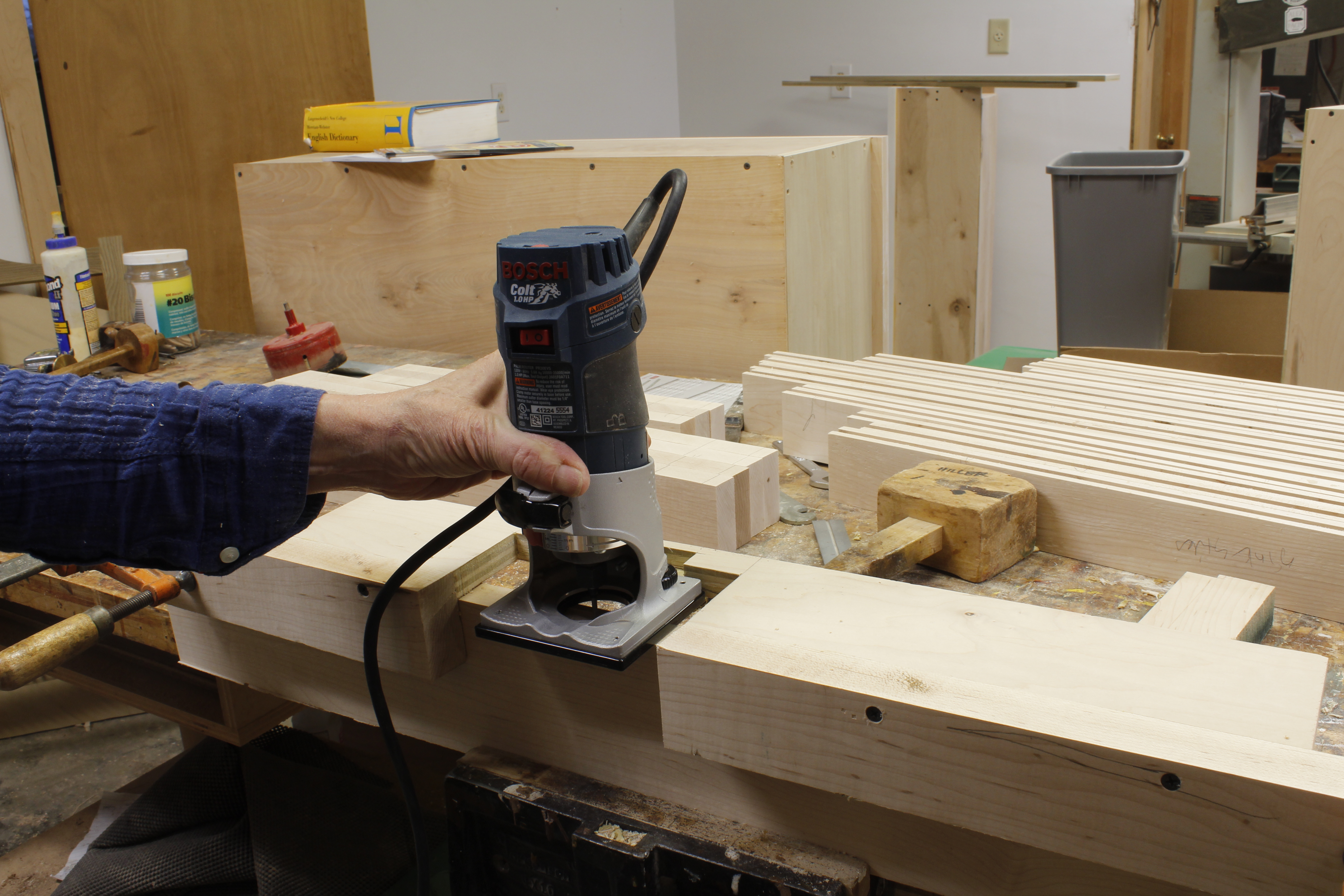 shop made hinge mortise jig