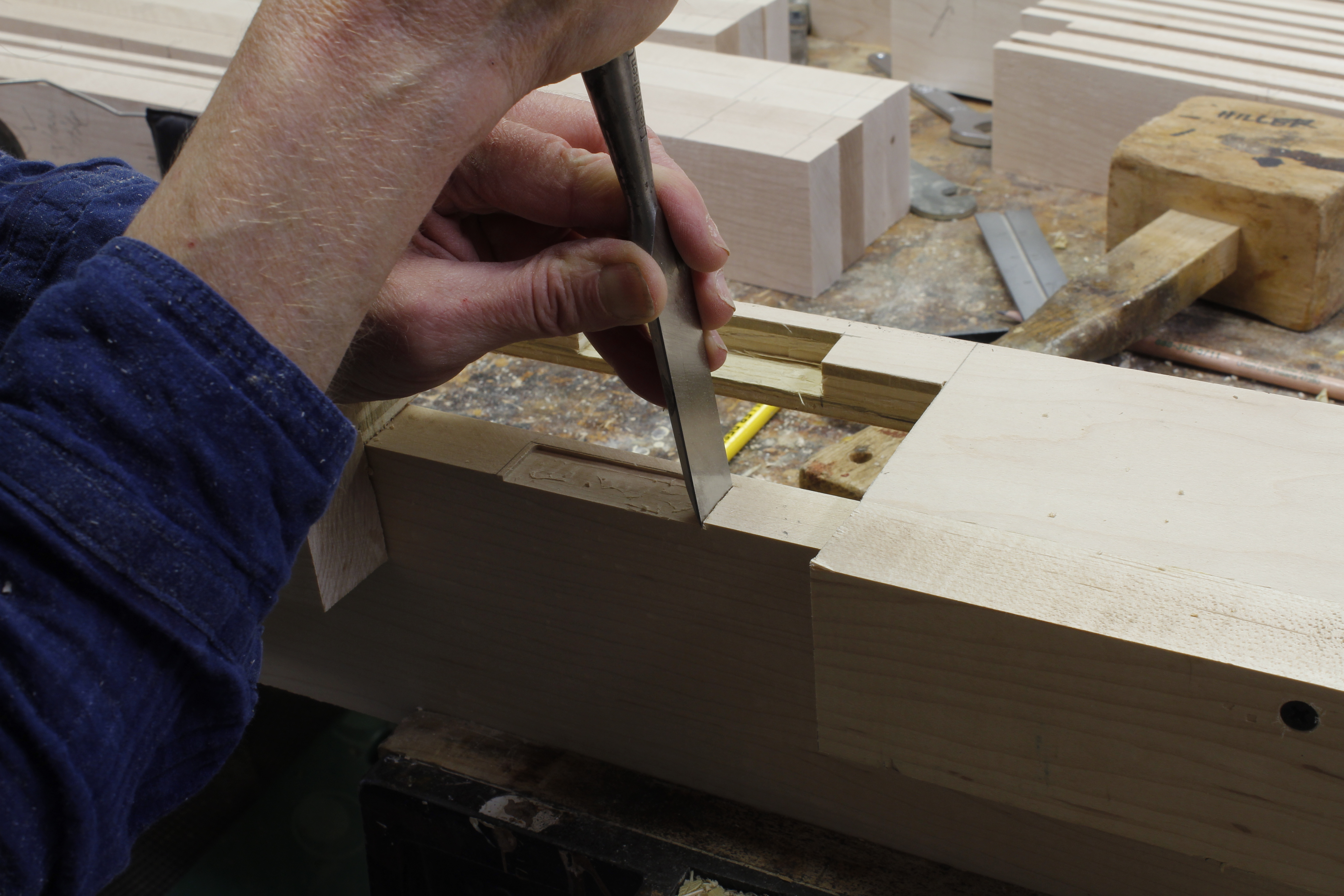 shop made hinge mortise jig