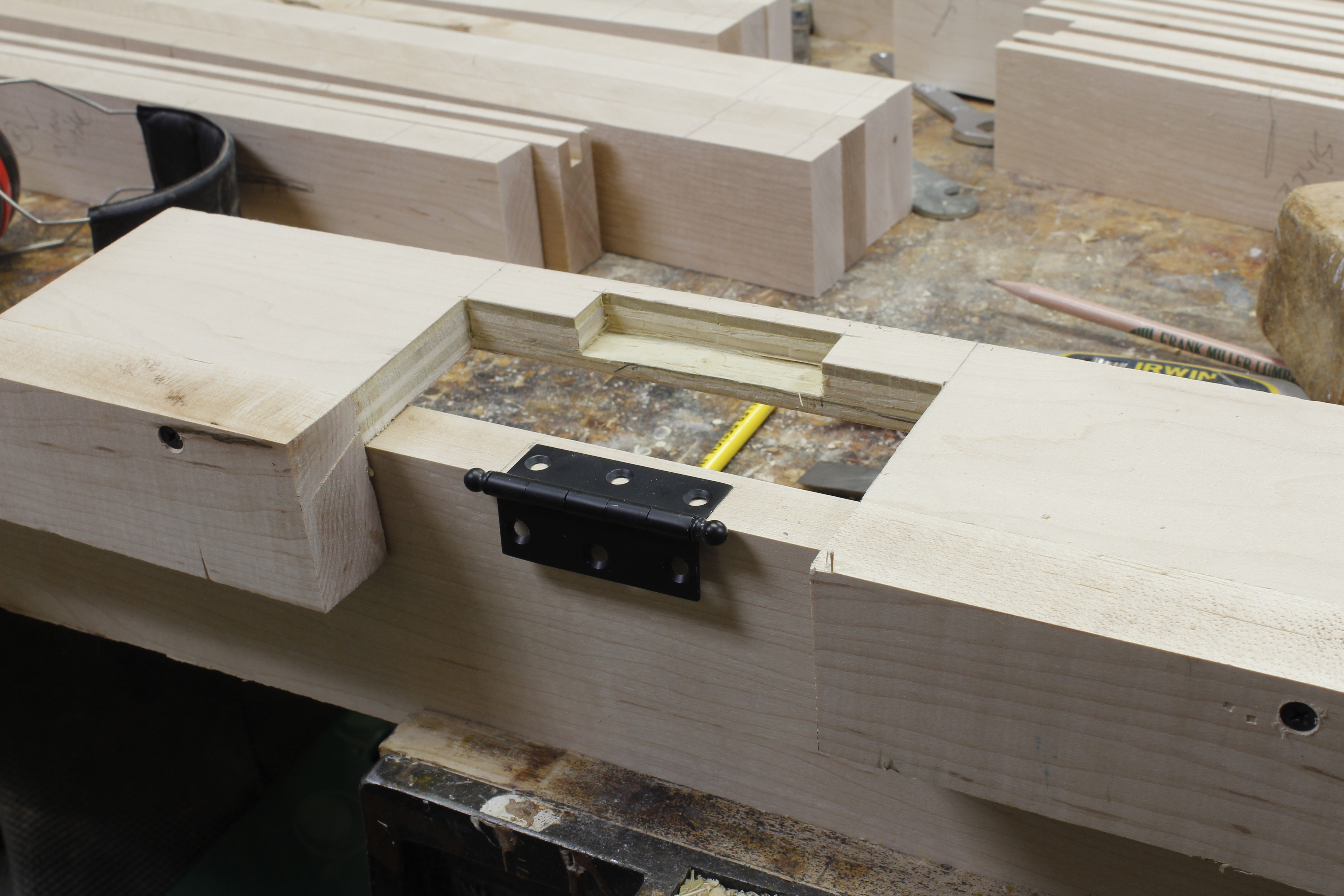 shop made hinge mortise jig