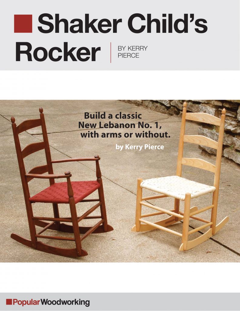 Shaker Rocking Chair Woodworking Plans