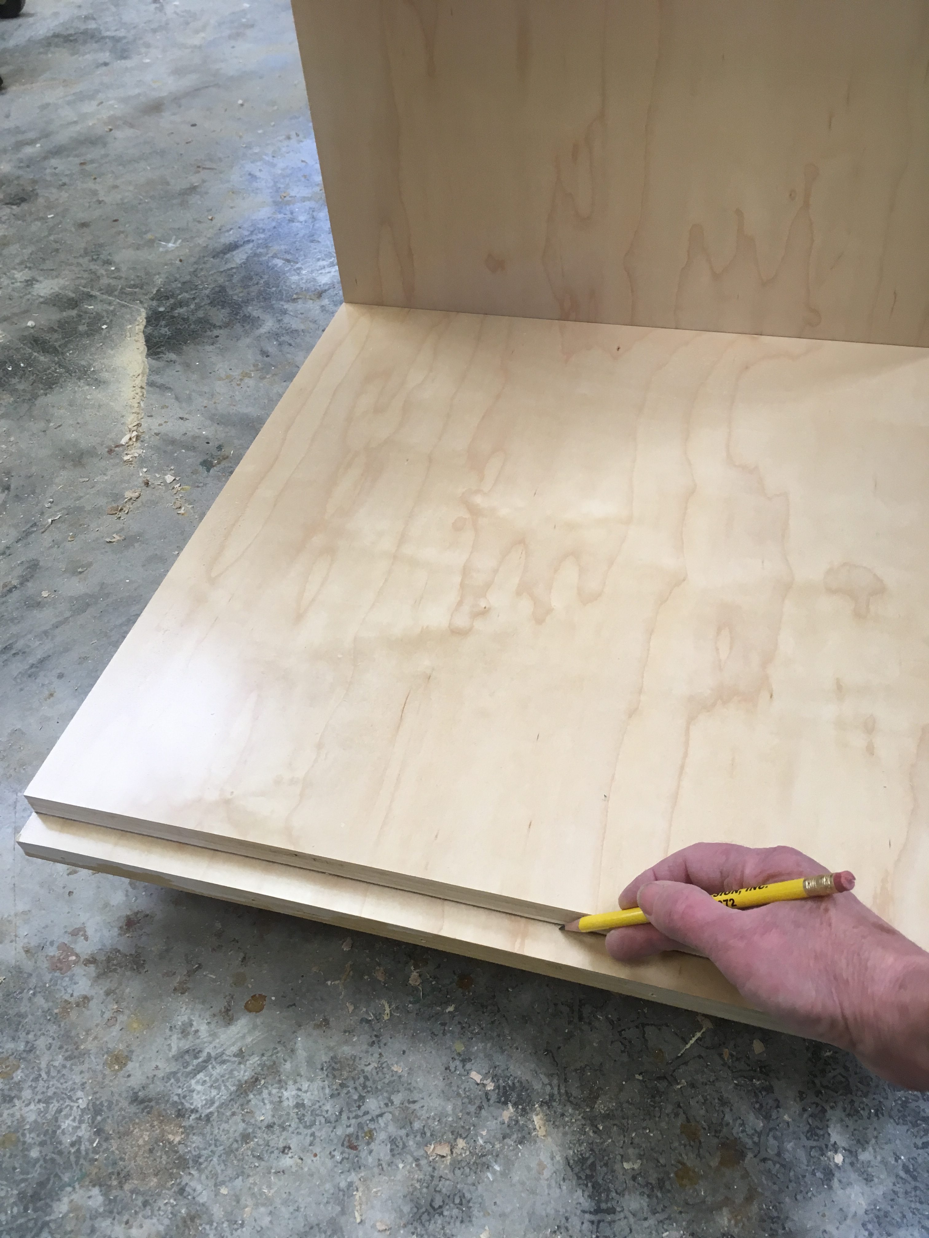 cut a cabinet down to size