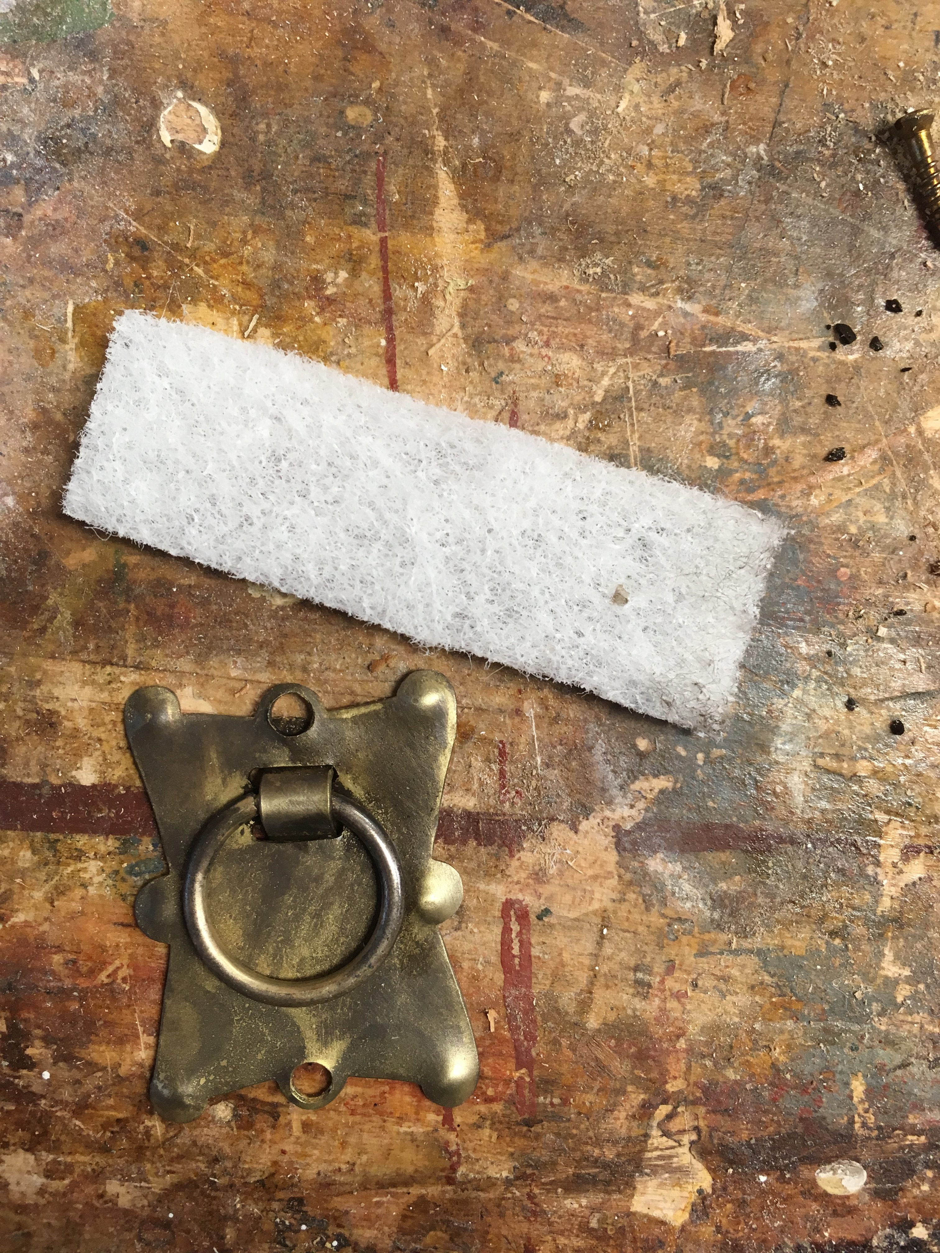 two techniques for aging brass