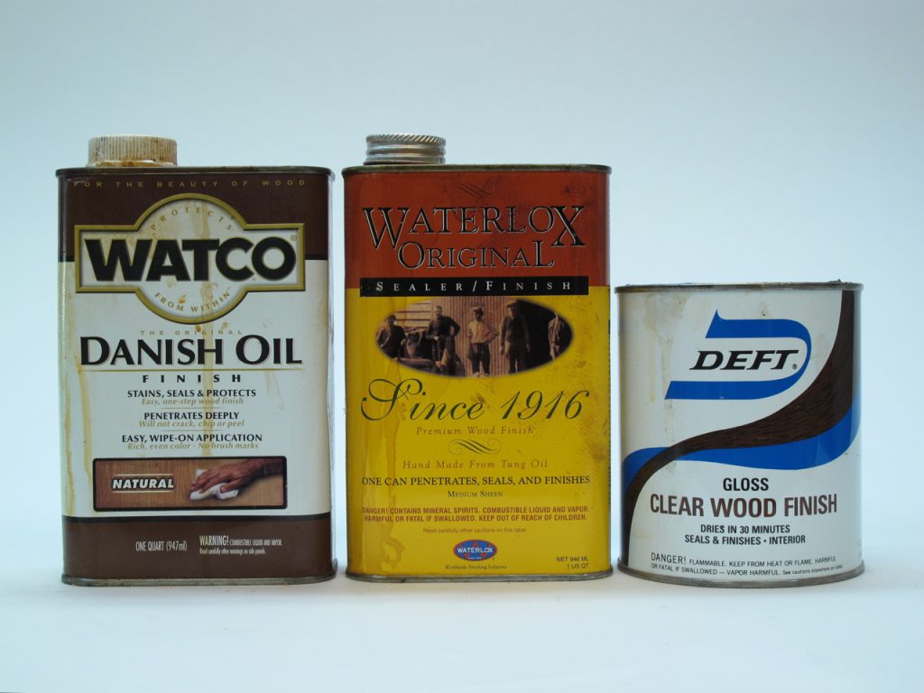 Watco, Waterlox and Deft