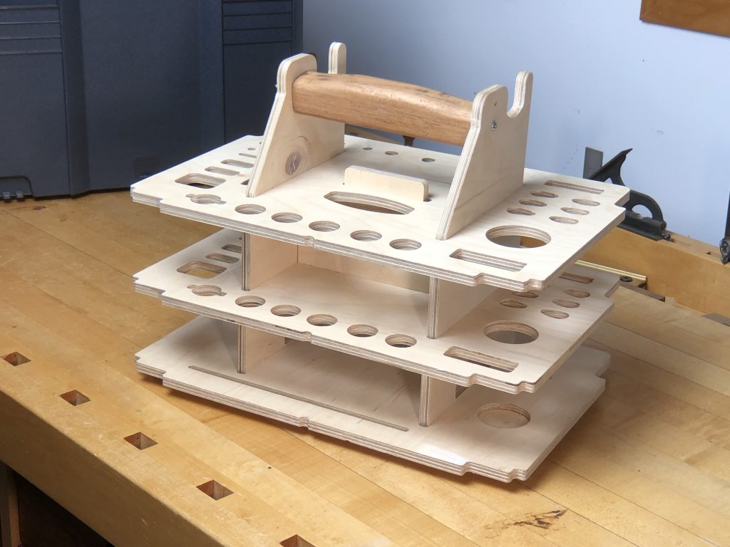 CNC hand tool tote