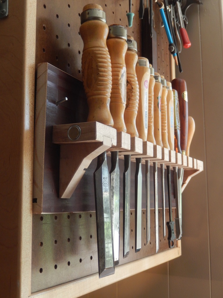 Chisel Rack for a Pegboard Part 1 Popular Woodworking
